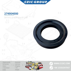 Piston Seal DN250 ID 274904000