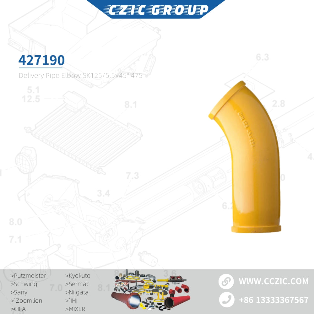Delivery Pipe Elbow SK125/5,5x45° 475S OEM 427190