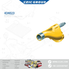 Big Mouth S Valve 90MM 2318N OEM 434023