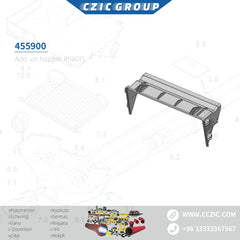 Add-on hopper RS907L 455900