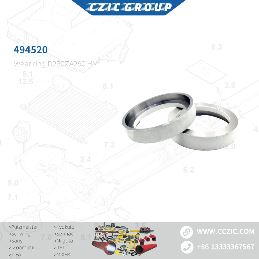 Wear ring D230ZA260 HM 494520