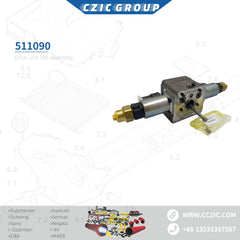 Drive unit 180 assembly, 511090