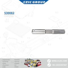 Folding axle 530082