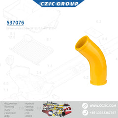 Delivery pipe elbow SK125/5,5x45° 530S 537076